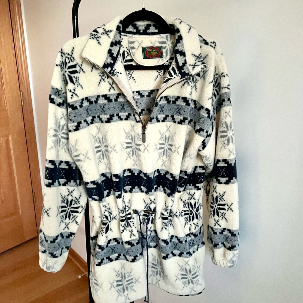 Vintage Alps Nordic Fleece Sweater